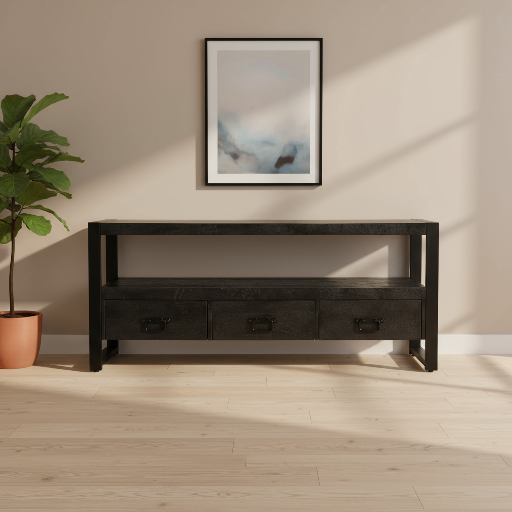 Britt schwarzer TV-Schrank