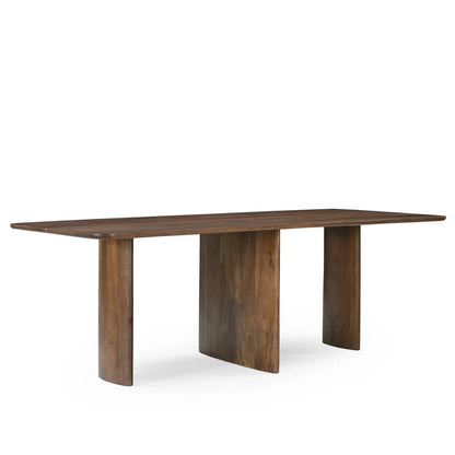 Jade dining table straight walnut