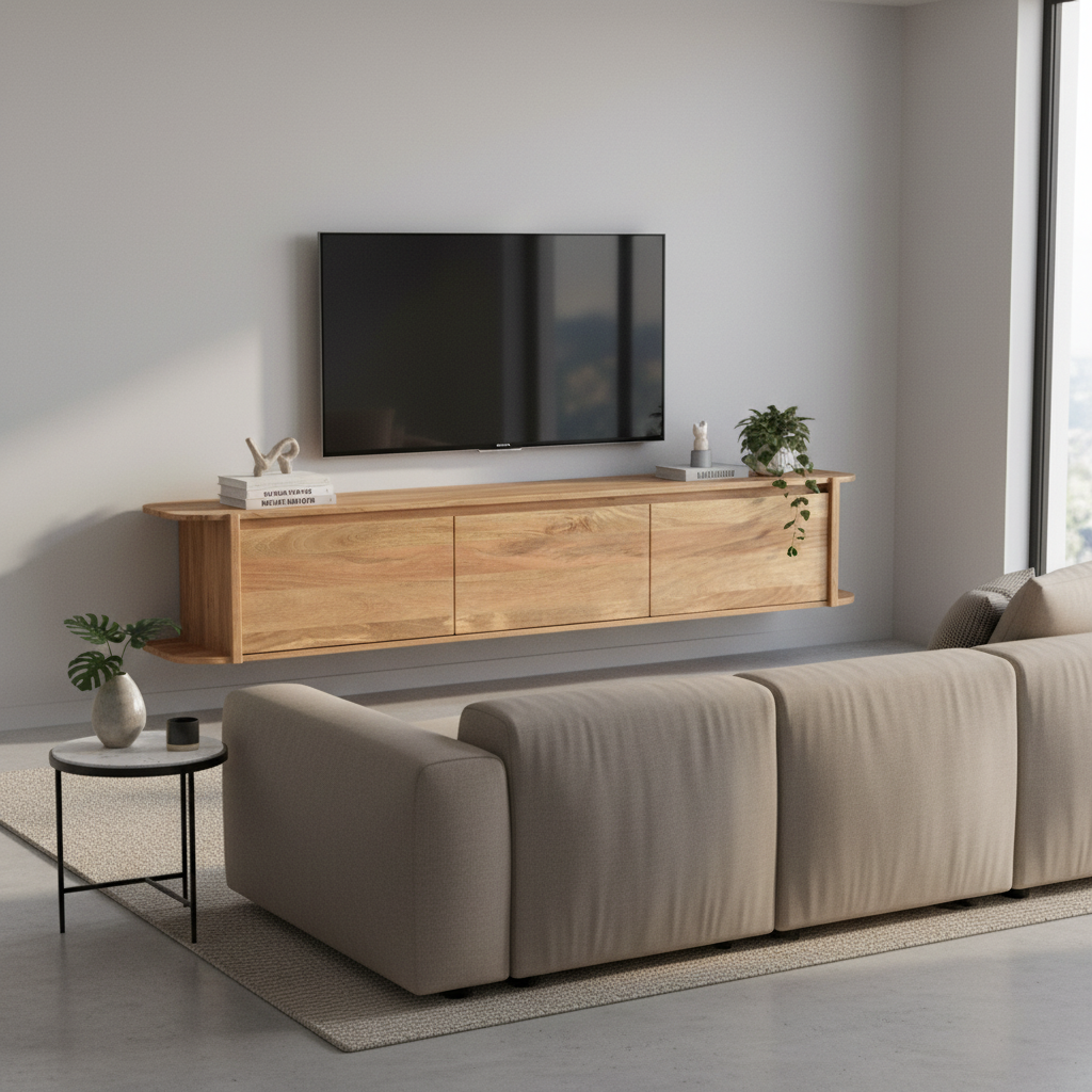 Jade schwebender TV-Schrank, Natur