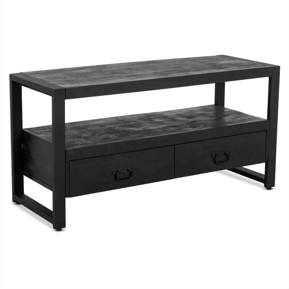 Britt black TV cabinet