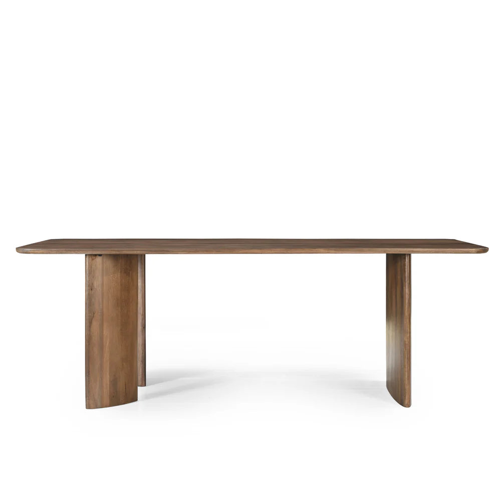 Jade dining table straight walnut