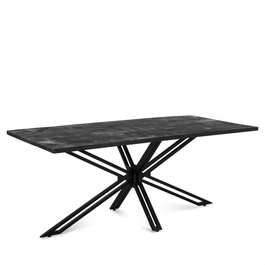 Eettafel Yana Recht zwart