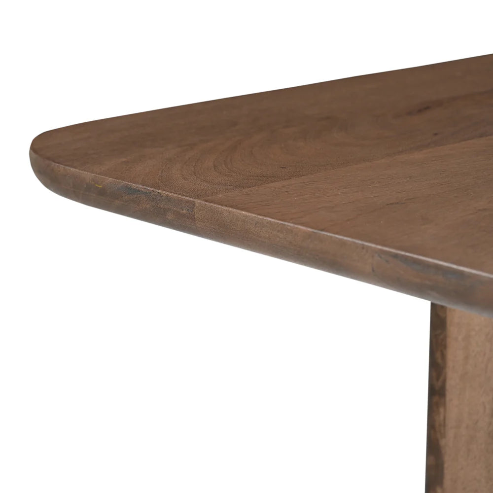 Jade dining table straight walnut