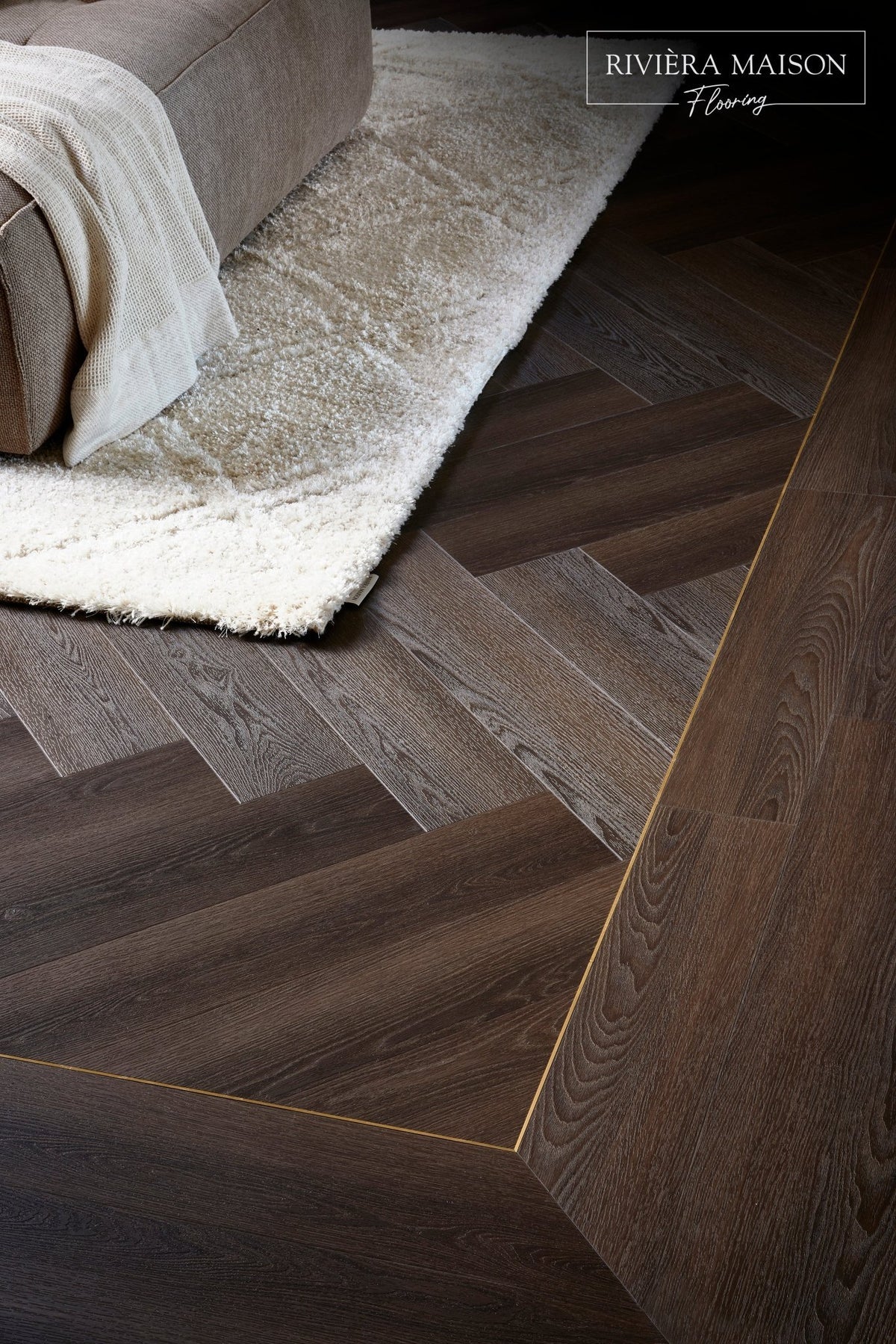 Rivièra Maison The Long Island Collection Montauk Dark Visgraat/Herringbone 345-255833