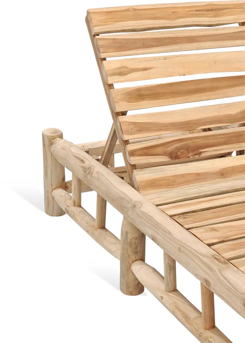 Ligstoel Barney teak