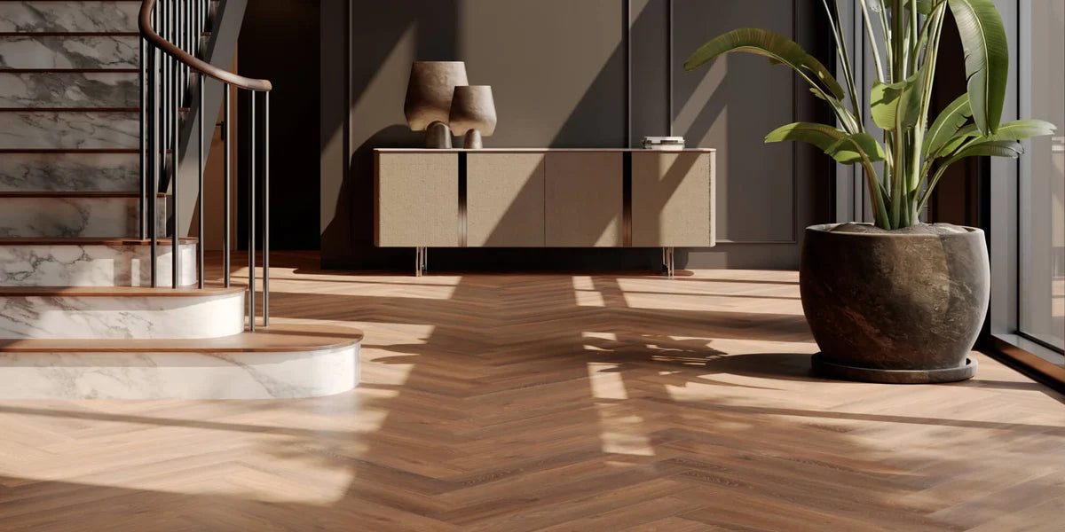 ROOM5 Executive Gold Walvisgraat Plak PVC 555100204