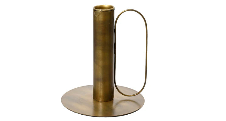 Kerzenständer aus Eisen - Kupfer antik