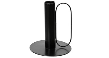 Kandelaar ijzer - zwart