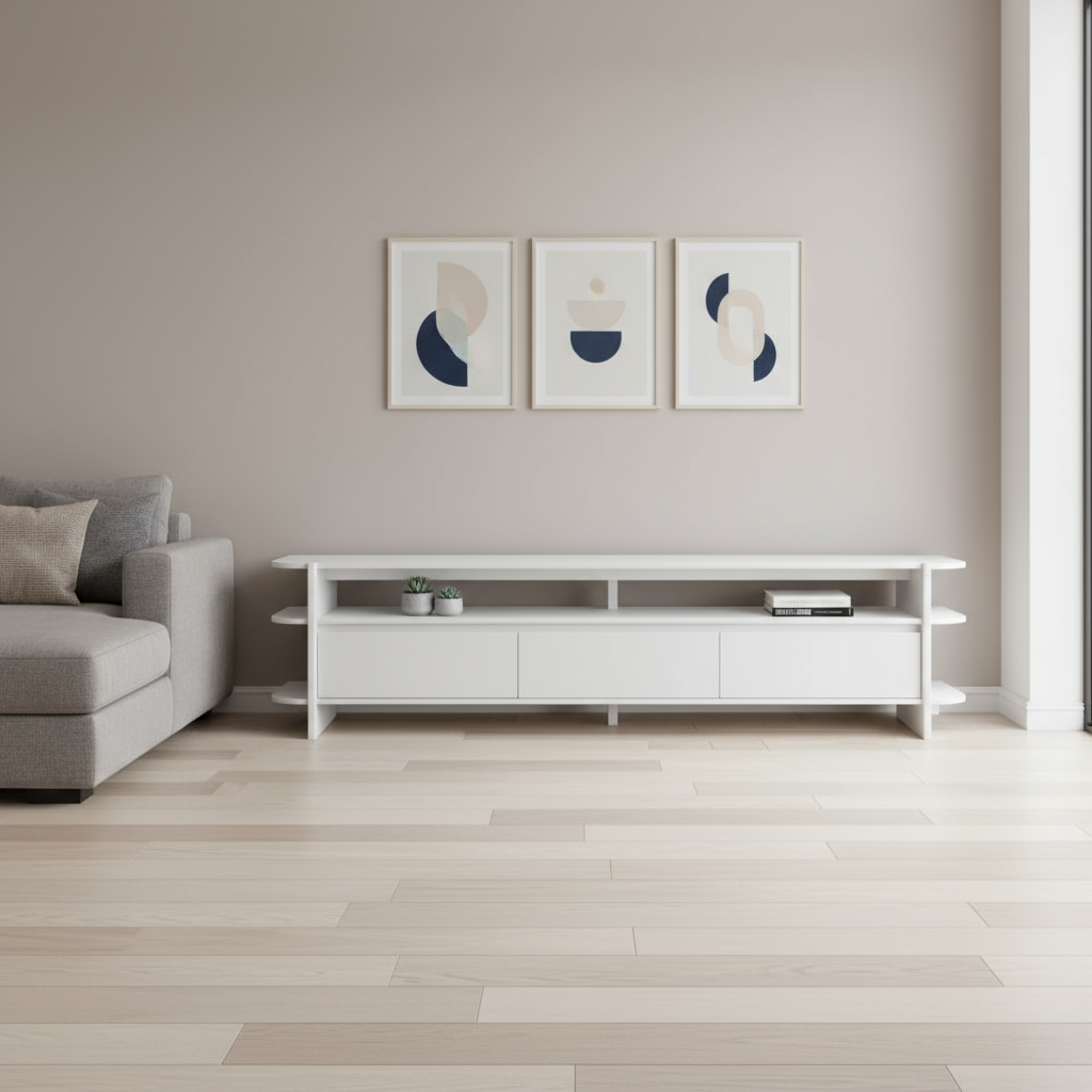 Jade-weißer TV-Schrank