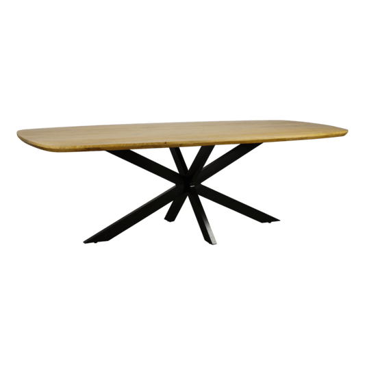 Eettafel Bente mangohout Deens ovaal