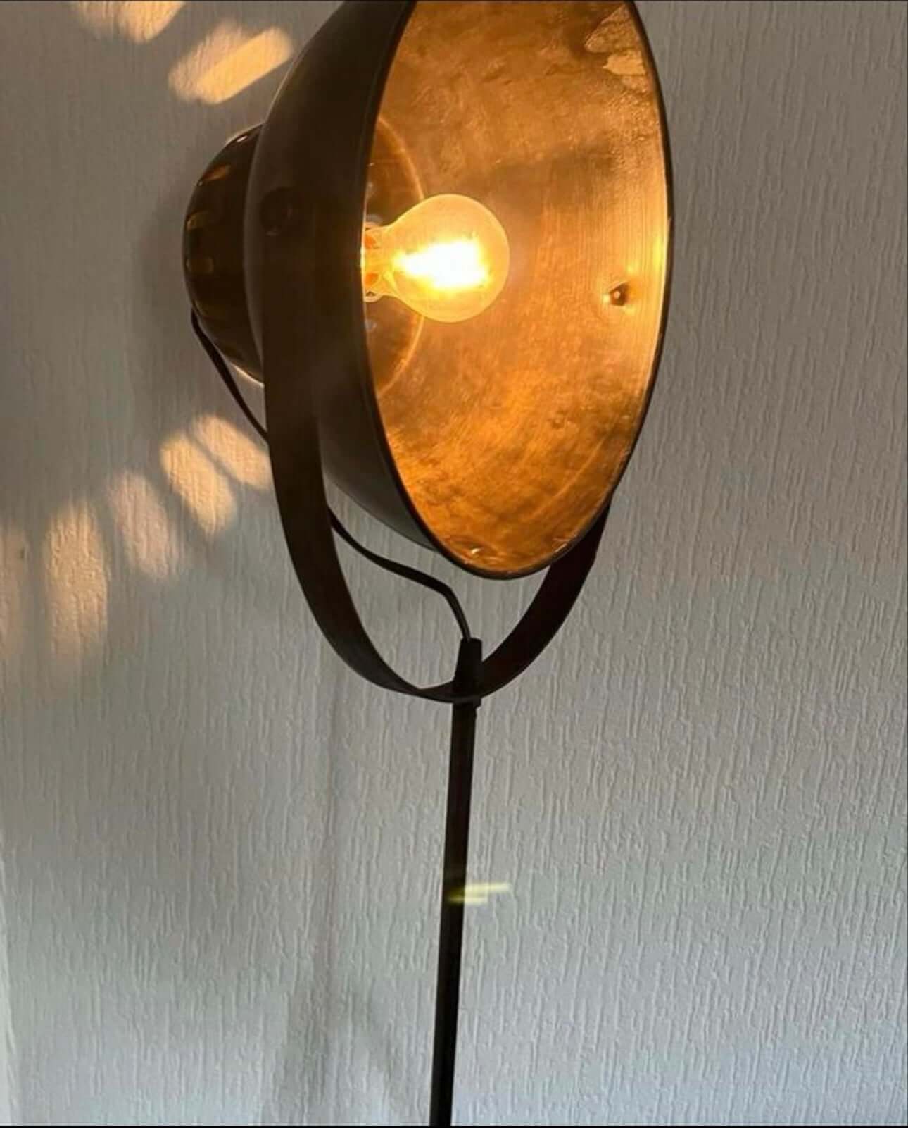 Industrial steel lamp 160 cm