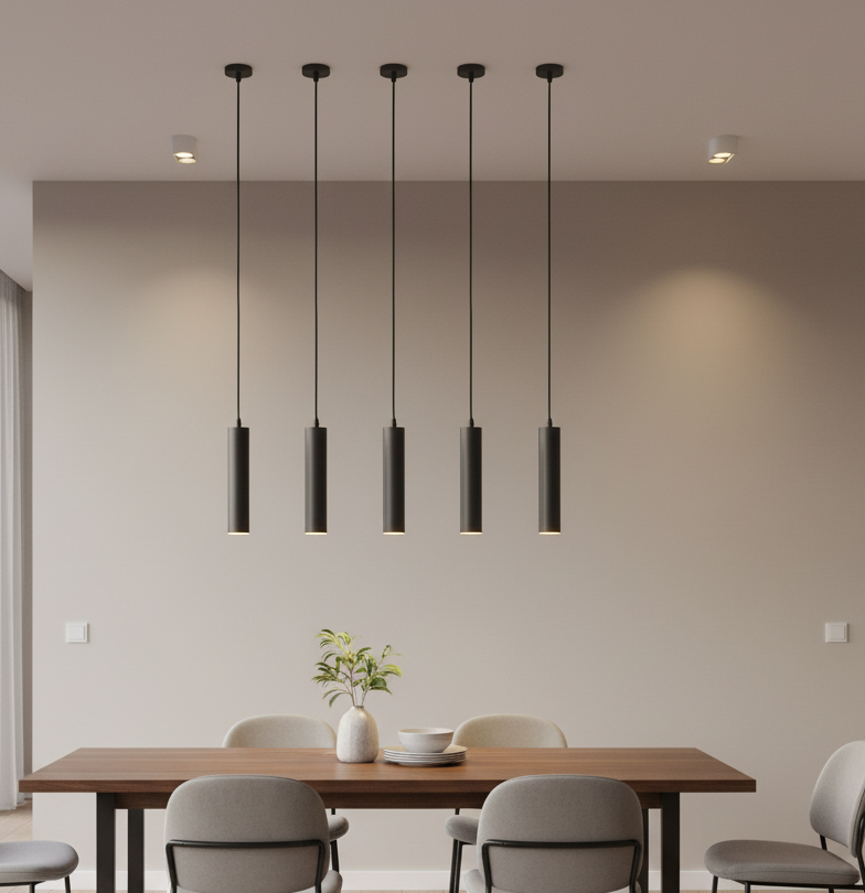 Pendant lamp Ferroli 5-Light
