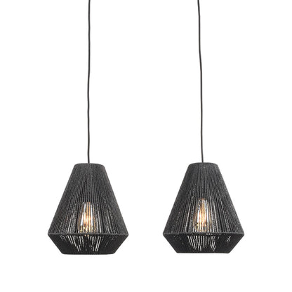 Ibiza Diamond 2-Light Pendant Lamp