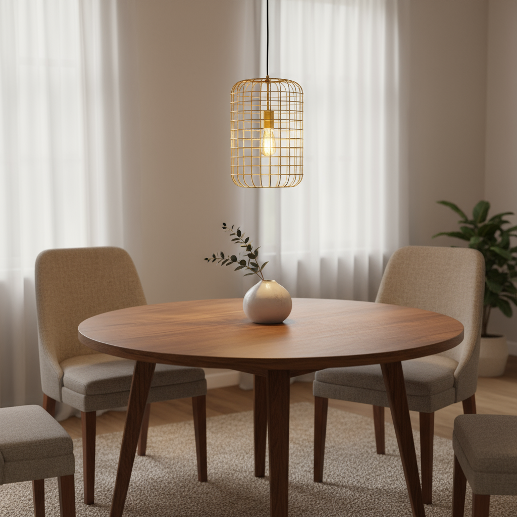 Solido Gold Pendant Lamp