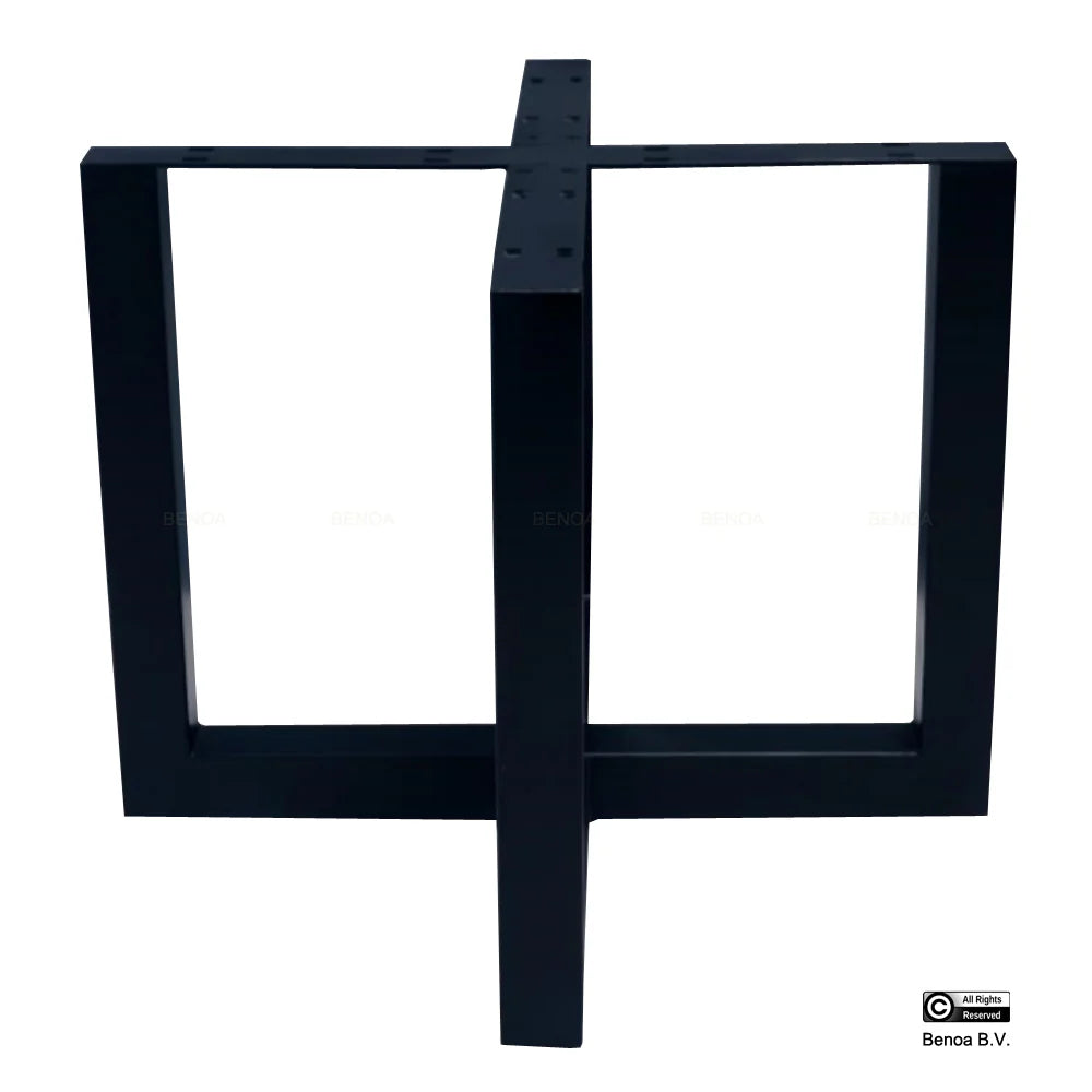 ONDERSTEL EETTAFEL ZWART (2 DELEN)