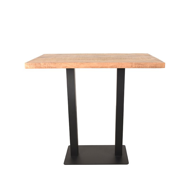 Bartafel 120x70x108 cm
Rough Mangohout | Zwart Metaal