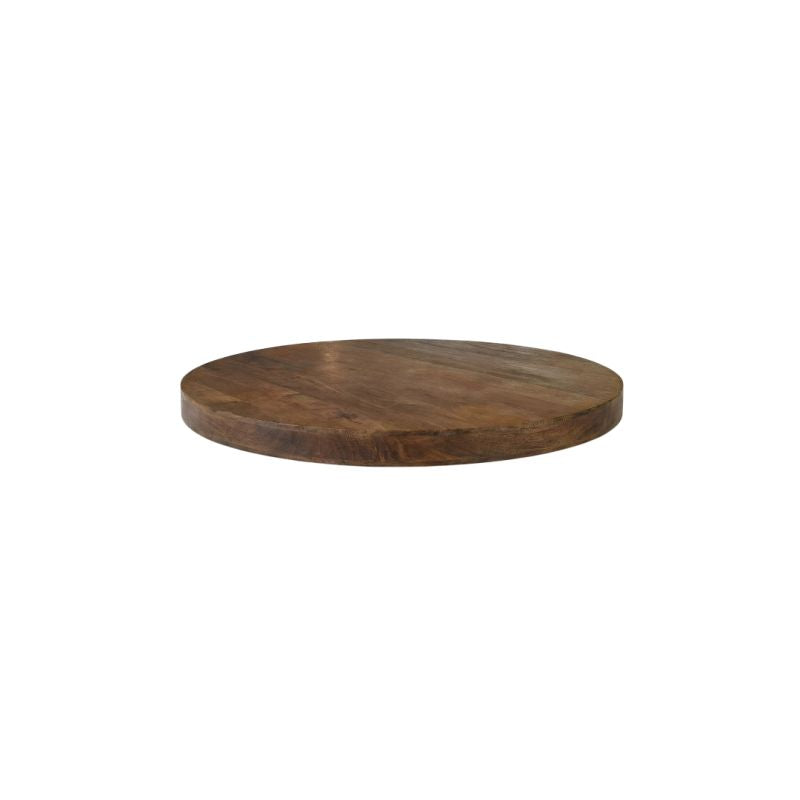 Restaurant-/Bartafelblad Rond Straight Edge 70x70 cm
Naturel Mangohout