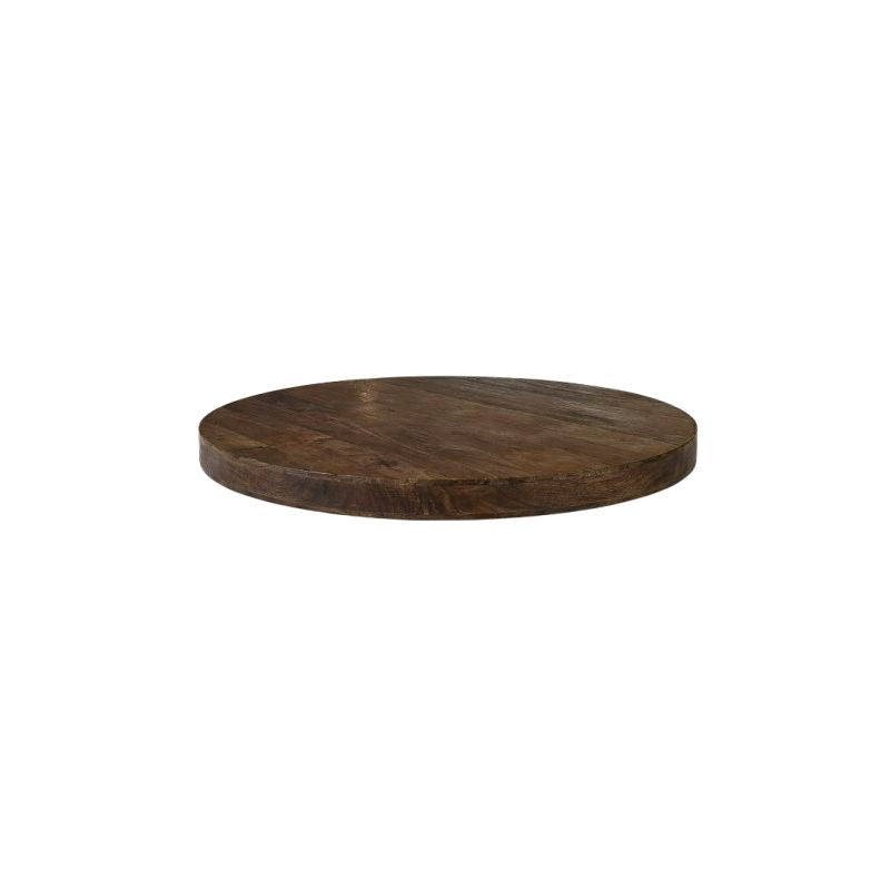 Restaurant-/Bartafelblad Rond Straight Edge 70x70 cm
Zwart Gezandstraald Mangohout