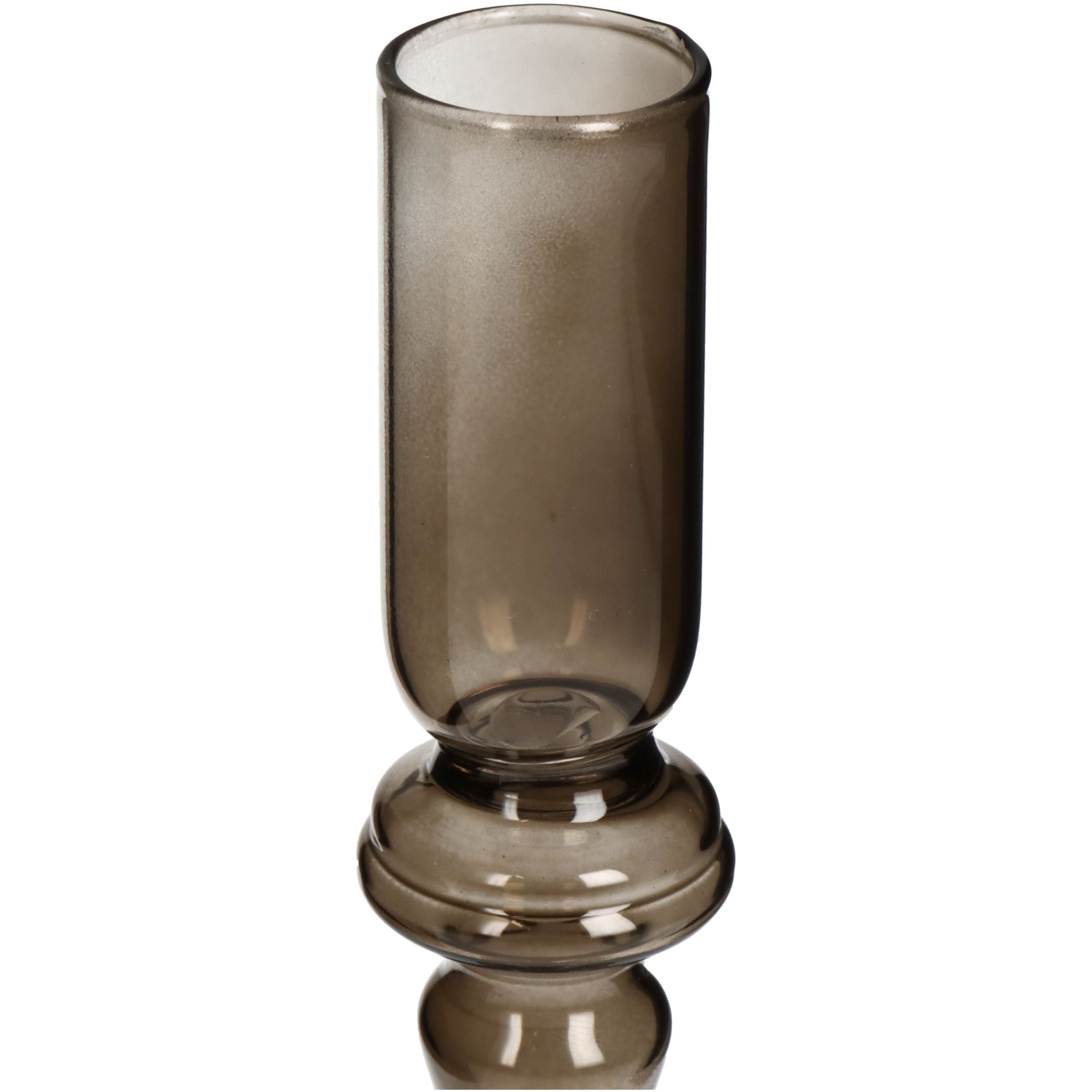Kerzenständerglas Taupe