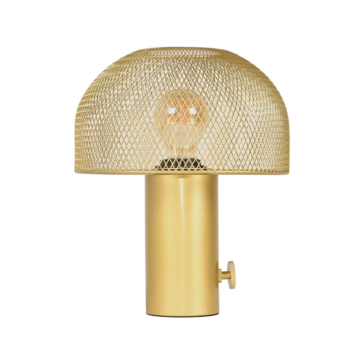 Fungo gold table lamp