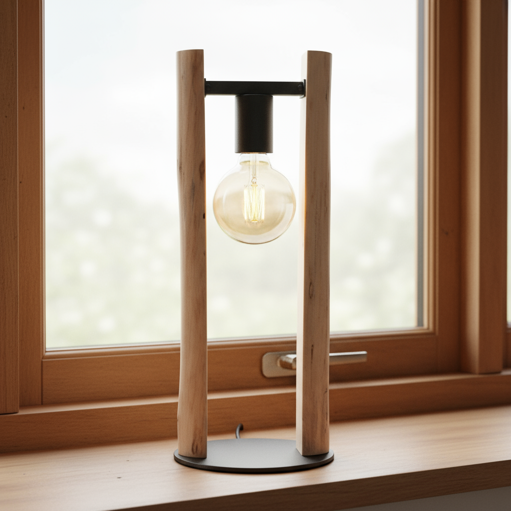 Woody table lamp