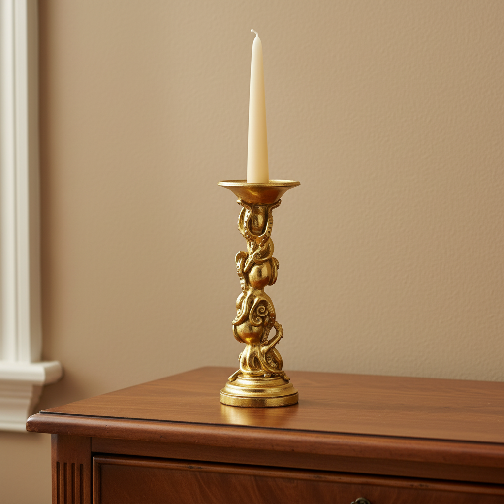 Oktopus-Kerzenständer