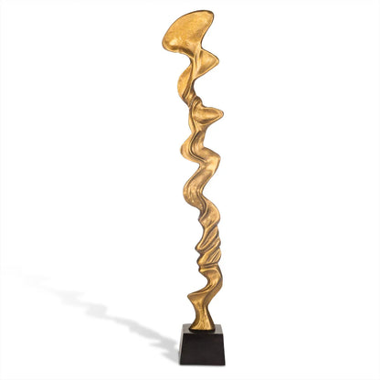 Organisch sculptuur goud