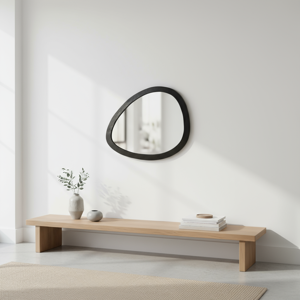 Spiegel Organisch Zwart