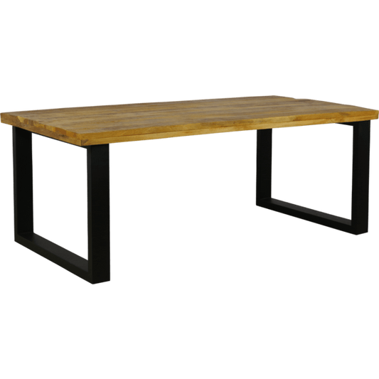 Eettafel recht met U poten