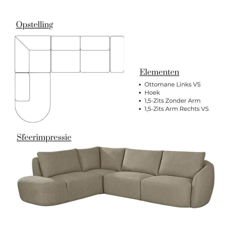 Ecksofa Rocca Ottomane links