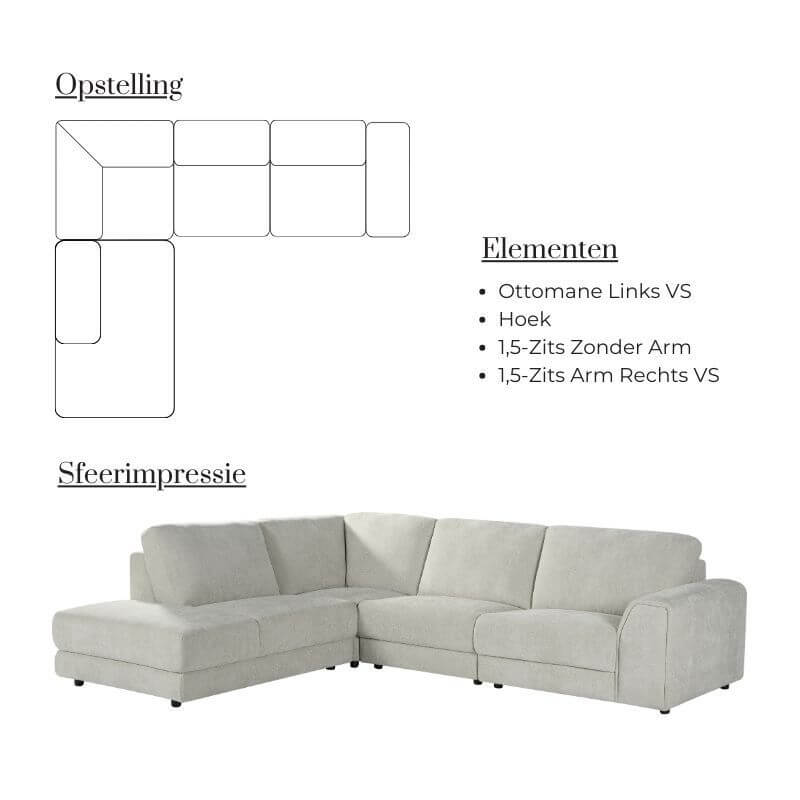 Tivoli corner sofa | Various configurations