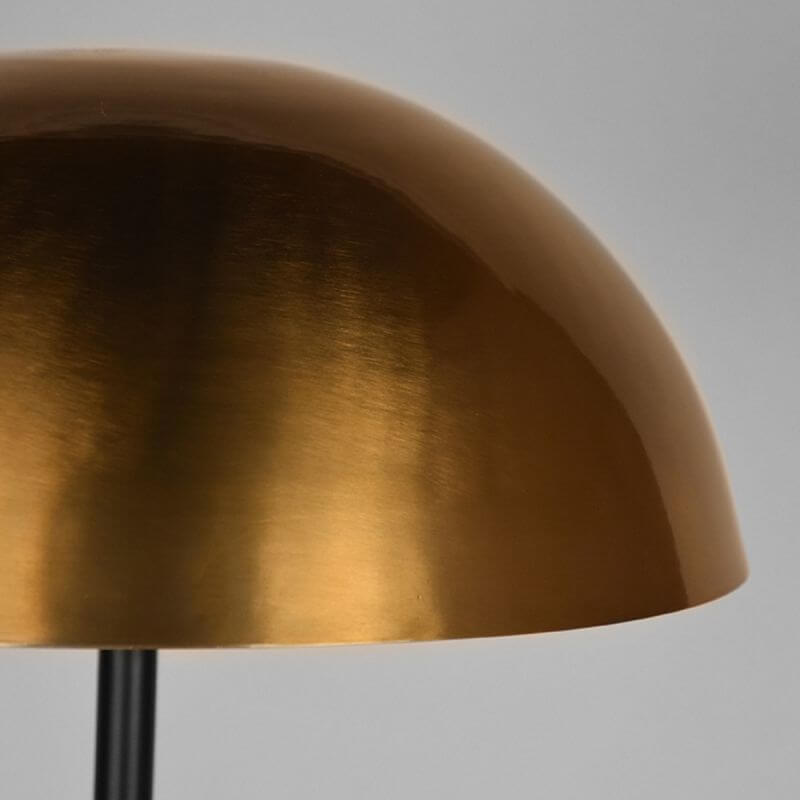 Vloerlamp Globe 39x39x152 cm Antiek Goud Metaal l Zwart Metaal