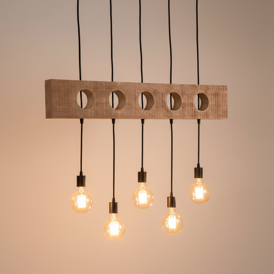 Hanglamp Timber Rough Mangohout