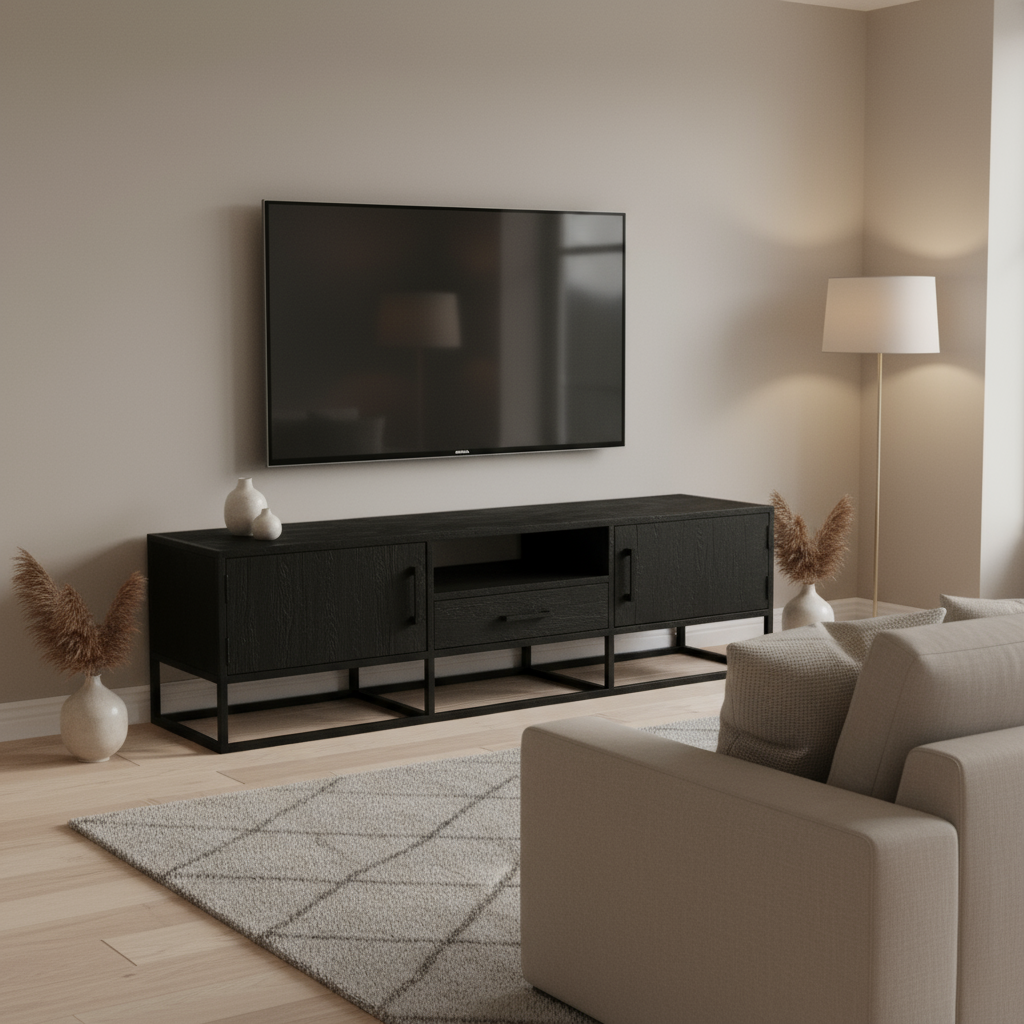 Dex TV-Schrank 180 cm schwarz