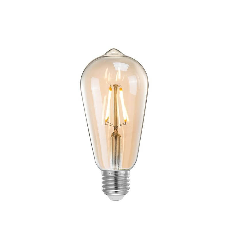 LED Carbon Filament Lamp Pear 6.4x6.4x14 cm l Dimmable