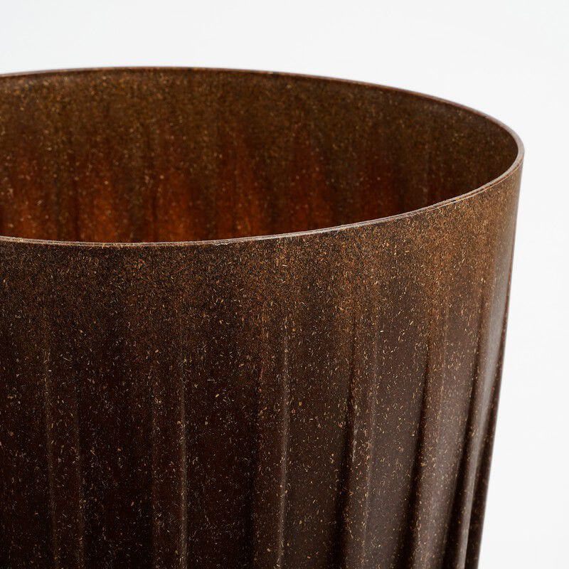 Brown flower pot