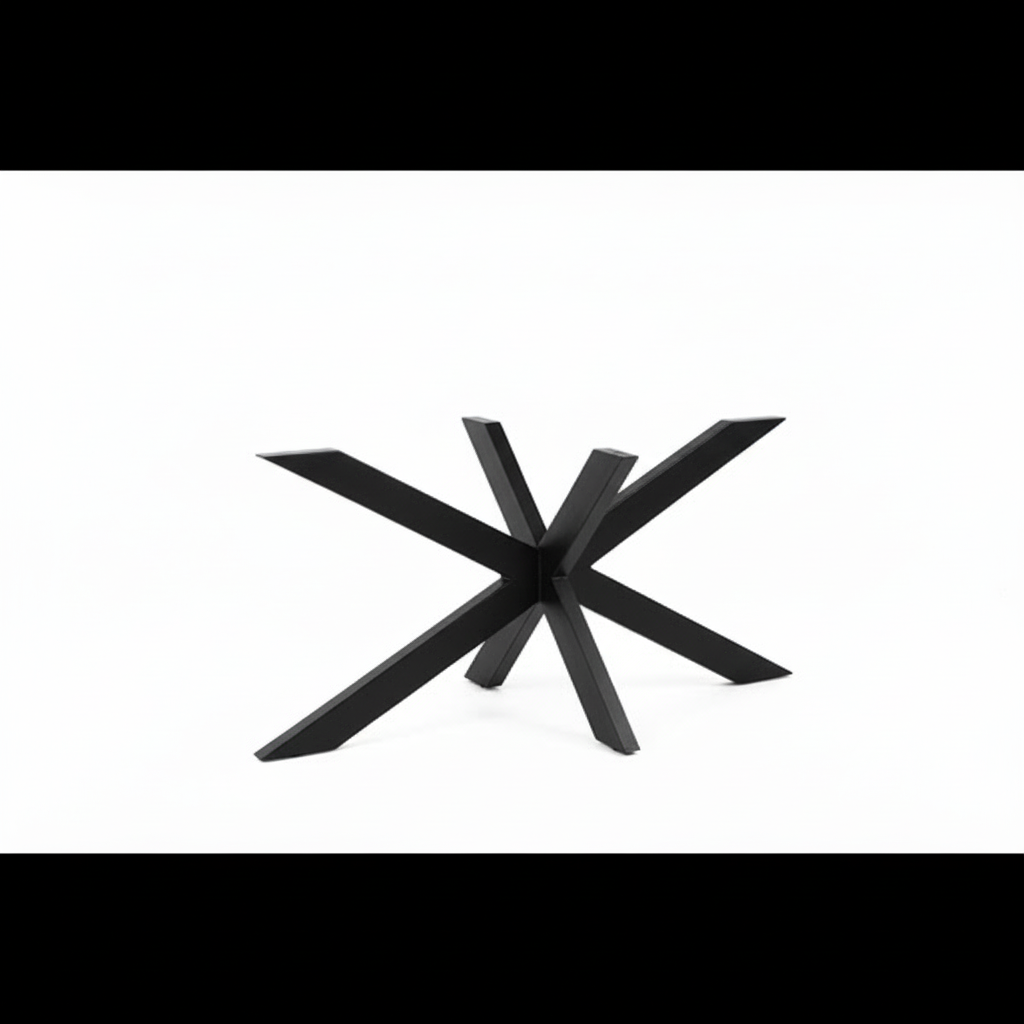 Eettafel zwart recht