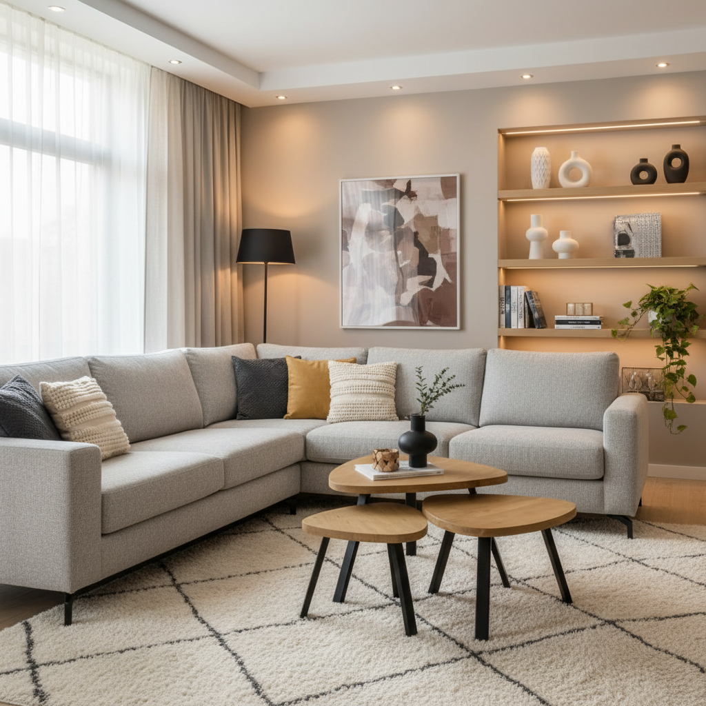 Arthur coffee table, 3 pieces