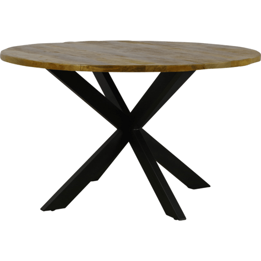 Eettafel rond mangohout