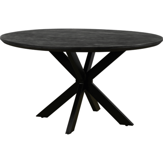 Eettafel verjongt zwart