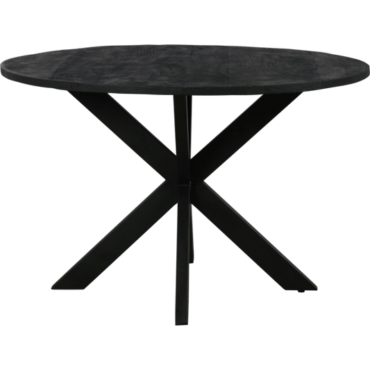 Eettafel rond zwart