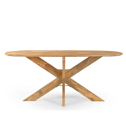 Dänischer Esstisch Runa + Holzgestell