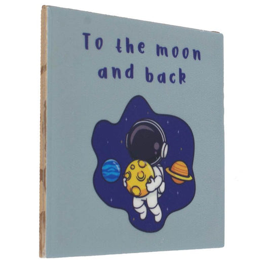 Tegeltje Moon and back