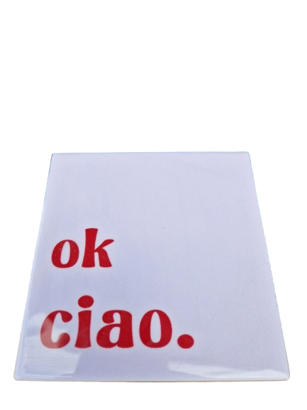 Tegeltje Ciao