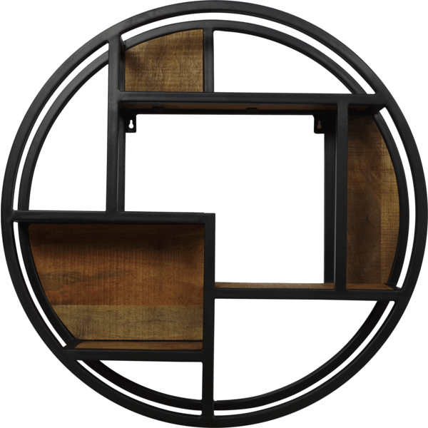 Wandregal rund 75 cm