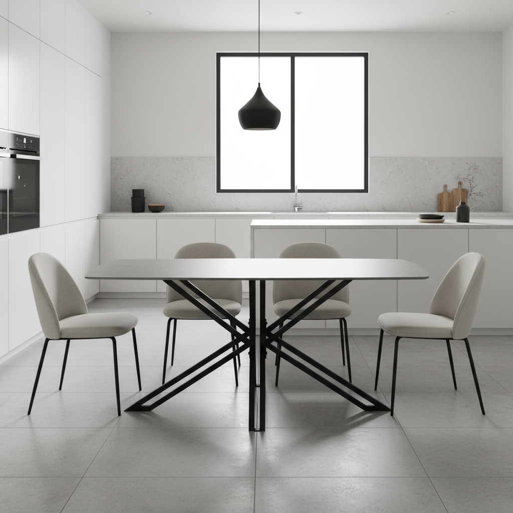 Yana Esstisch aus geradem Stein