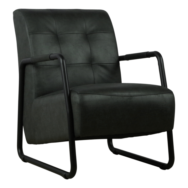 Armchair Mia - Anthracite Bull